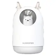 300Ml Usb Pets Air Humidifier Led Luminous Steam Essential Oil Diffuser For Car Room