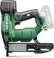 [HIKOKI] Battery Clamp Device - 18 V, 13-40 mm, Li-Ion, LED Light, Tool-free Depth Adjustment, Air Spring Drive, Brushless Motor, Switchable Trigger - Without Battery + Charger
