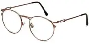 Fashion Optical Company Designer Reading Glasses New York in Brown 51 mm +1.75