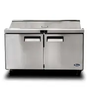 Atosa Double Door Sandwich Prep Table Refrigerator