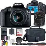 Canon EOS 2000D / Rebel T7 DSLR Camera with 18-55mm Lens + Creative Kit OM7