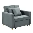 NNEDPE 3-in-1 Convertible Sofa Chair Bed by - Airforce Blue
