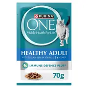 Purina One Adult Ocean Fish Wet Cat Food 70g