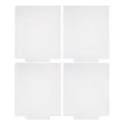 4 Pcs Acrylic Lights Transparent Panel Board Sheet for Led Base Plate