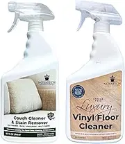 NOYATECH Couch Cleaner and Stain Remover. For sofas, car upholstery, carpet, rugs, mattresses, dining chairs, all Fabrics. Safe, for kids and pets. (BUNDLE)…