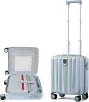 Hanke 16 Inch Underseat Carry On Suitcases with Wheels, Lightweight Hard Shell