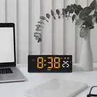 Wall-mounted Digital LED Clocks Temperature Display Table Clock