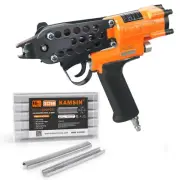 K-SC760 16 Gauge Pneumatic Hog Ring Gun with 1000PCS Hog Ring Staples, 1/2-In...
