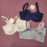 Bra Size 14F Set Of 3. Panache, Goddess.