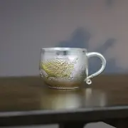 170 ML Gold Silver Mug Sterling Silver 999 Ag Host Cup Large Capacity Tea Cups