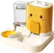 Automatic Dog Feeder, 2 in 1 Dog Food Dispenser Automatic Feeder, Pet Supplies Feeding Station Bowl Set, Food Container Large Capacity for Kitten Small Medium Animal Indoor