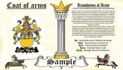 Keaple-Kippell COAT OF ARMS HERALDRY BLAZONRY PRINT