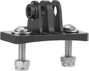 Helmet Fixed Base Mount Adapter Brackets, Rustproof Bracket for 7 6 5 4 Action Cameras, Easy Installation, Ideal for Skydiving and Cycling (Black)