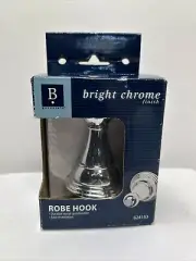 Bay pointe Bright Chrome Finish Robe Hook