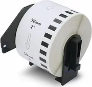 1 Rolls Brother-Compatible DK-22223 50mm x 30.48m Continuous Labels With Reusable holder frames