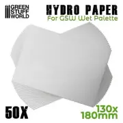 Hydro Paper x50 - Painting Tools, airbrush, brush, colours hobby