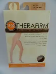 Therafirm Therapeutic Gradiant Compression Waist High Hosiery 15-20 mmHg Size L