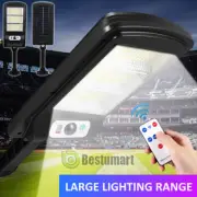 Outdoor 9000000LM LED Solar Street Light Dusk to Dawn Spotlight Road Lamp+Remote