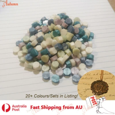 100pcs Colour Sealing Wax Mix Frozen Blue Stick Beads Stamp Seal Candle Envelope