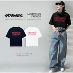 [HORMES] AR23310  MORE THAN FRIENDS短TEE