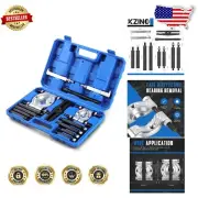Versatile 5 Ton Capacity Bearing Puller Tool Set with Case for Auto Repair