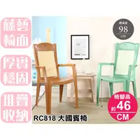 在飛比找蝦皮購物優惠-【特品屋】滿千免運 台灣製 RC818 大國賓椅 靠背椅 塑