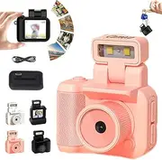 2025 New 64g Mini Tiny Nostalgic Camera, Gen.2 Mini Keychain Camera, Portable Travel Thumb Camerafor Travel, Pocket-Sized Fun with Vintage Flair, 1080p HD Screen, Built-in Filter (Pink,32G)