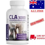 BRONSON CLA 3000 Conjugated Linoleic Acid 120 Softgels - SAFFLOWER OIL 3000mg AU