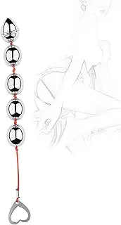 Anal Beads Metal Anal Chain with Ball and Pull Ring Anal Beads Vaginal G-Spot Anal Sex Toys for Men Women