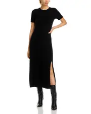 Aqua Cashmere Midi Dress - Exclusive