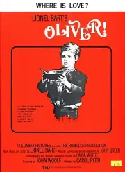 WHERE IS LOVE? SHEET MUSIC OLIVER LIONEL BART PIANO/VOCAL/GUITAR RARE 1968 NEW