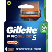 Gillette ProGlide Power Razor Blades Replacement Cartridges 4 pack