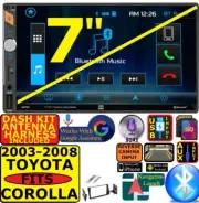 FITS 2003-2008 TOYOTA COROLLA DUAL BLUETOOTH USB AUX CAR RADIO STEREO PACKAGE (for: Toyota)