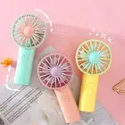Mini Fan Stylish Energy-saving Gentle Wind Usb Rechargeable Mini Fan Lightweight
