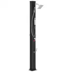 VEVOR Outdoor Solar Heated Shower, 40L Poolside Shower Kit with 2 Shower Head and Foot Shower Tap, Handheld/Hanging Two Modes Fast Assembly W/ Pre-Dri