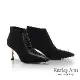 Keeley Ann造型個性高跟短靴(黑色377842110-Ann系列)
