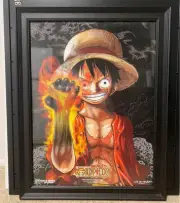 One Piece Monkey D. Luffy Red Hawk 2013 Exclusive Viz Booth Print 18 X 24.