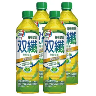 每朝健康 雙纖綠茶(650mlx4瓶/組)[大買家]