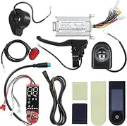 Electric Scooter 36V 350W Brushless Motor Controller Set with Digital Display Headlight Taillight Electric Scooter Accessory Replacement