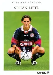 Stefan Leitl Hand Signed 6x4 Photo Promo Card Bayern Munich FC Autograph + COA