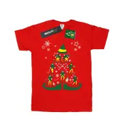 Elf Mens Christmas Tree T-Shirt (Red) - BI23500