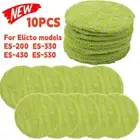 10X Replacement Pad for Cordless Electric Rotary Mop Sweeper Wireless Green NEW