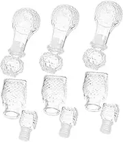 OFFIGAM 6Pcs Wine Aerator Crystal Decanter for Home Bar Parties and Gatherings Transparent Bottles for Enhanced Freshness and Aeration