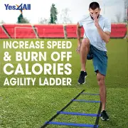 Yes4All Agility Ladder - Speed Agility Training Ladder with Carry Bag - 12 Rung