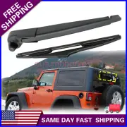 2PCS Rear Back Windshield Wiper Blade Arm Set for Jeep Wrangler 2007-2017 US