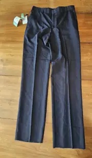 Appel And Brooks Navy Dress Pants Tekfit 34W 36 Inseam
