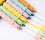 6pcs Cute Mini Pastel Highlighters