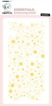 Studio Ligth Essentials Embossing Folder -Nr. 20, Bubbles (Pack of 1)