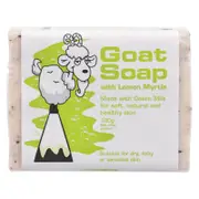 Natural Goat Milk Soap with Lemon Myrtle - 100g Moisturizing Bar