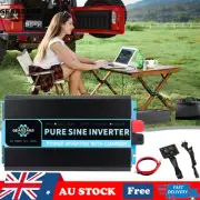 GEARZAAR 3000W 6000W 12V to 240V Pure Sine Wave Inverter w/ UPS Function 50HZ AC